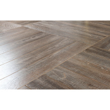 Household12.3mm AC4 Embossed Teak Waxe3d Edged Laminate Flooring